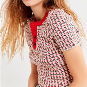 UO Harbor Henley Sweater Tee